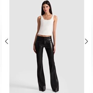 alice + olivia Olivia Vegan Bootcut Pant